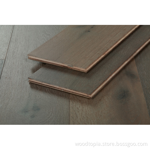 Supply solid flooring Oak engineered dark wood flooring